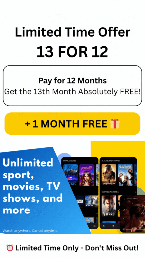 Save 15% Today! Get 1 Year of Premium IPTV for Only $57