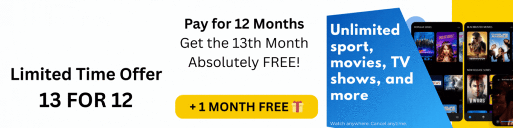 Save 15% Today! Get 1 Year of Premium IPTV for Only $57